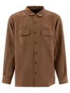 Engineered Garments Men's "classic" Shirt In Brown