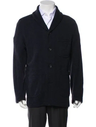Pre-owned Engineered Garments Coat In Blue