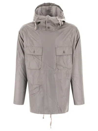 Engineered Garments Relaxed Fit Cagoule Jacket In Grey