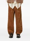 Engineered Garments Corduroy Panelled Trousers In Brown