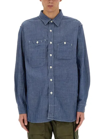 Engineered Garments Cotton Shirt In Blue