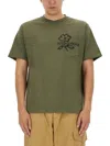 Engineered Garments Man T-shirt Military Green Size Xl Cotton