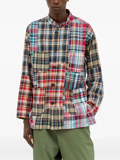 Engineered Garments Dayton Patchwork Plaid Shirt In Multi