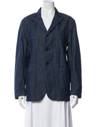 Pre-owned Engineered Garments Denim Jacket In Blue