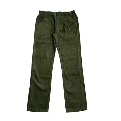 Pre-owned Engineered Garments Fatigue Bush Pants In Dark Green