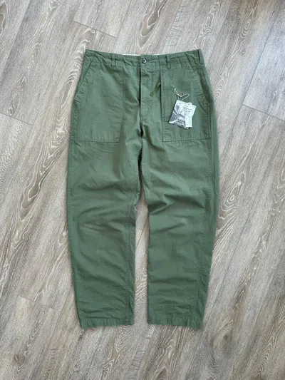 Pre-owned Engineered Garments Fatigue Pants In Green