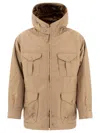 Engineered Garments Field 3 Layer Parka In Neutral