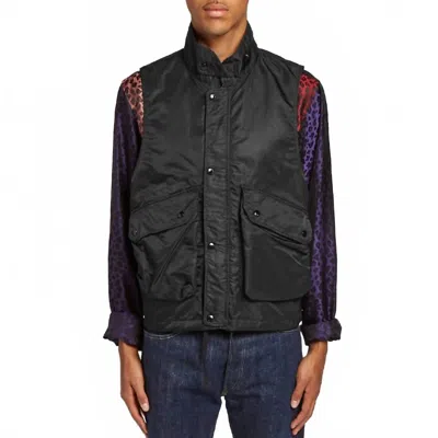 Engineered Garments Field Vest In Black