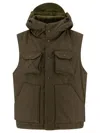 Engineered Garments Hooded Pocket Gilet In Black