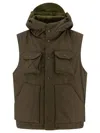 Engineered Garments Men's "field" Vest Jacket In Green