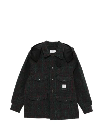 Engineered Garments Flap Pockets Hooded Jacket In Black