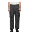Engineered Garments Gray Fa Cargo Pants In Black