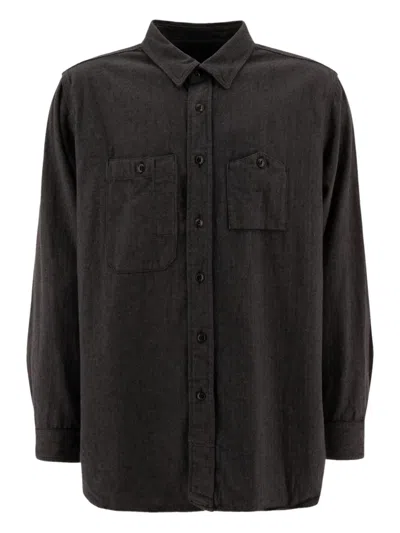 ENGINEERED GARMENTS HERRINGBONE FLANNEL SHIRT