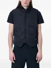 Engineered Garments High-neck Gilet In Black