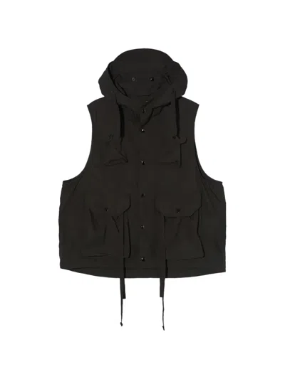 Engineered Garments Hooded Multi-pocket Field Vest