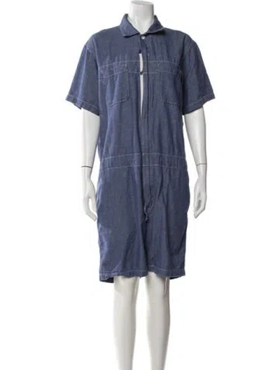 Pre-owned Engineered Garments Jumpsuit In Blue