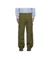 Engineered Garments Khaki Cloth Painter Trousers In Khaki