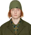 Engineered Garments Khaki Fez Hat In Ct243 Olive