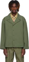 Engineered Garments Khaki M41 Jacket In Ct010 Olive Cotton R