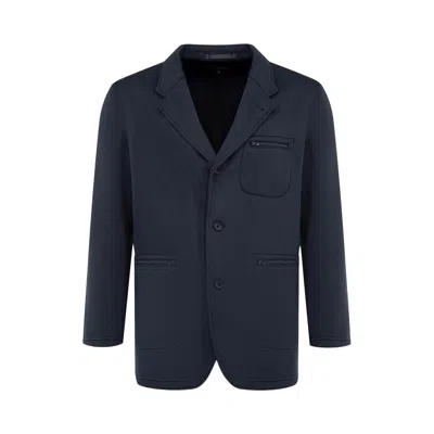 Pre-owned Engineered Garments Knit Leisure Jacket 'dark Navy' | Blue | Men's Size S