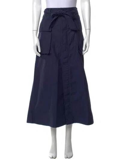 Pre-owned Engineered Garments Long Skirt In Blue