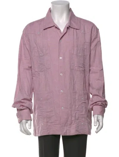 Pre-owned Engineered Garments Long Sleeve Dress Shirt W/ Tags In Purple