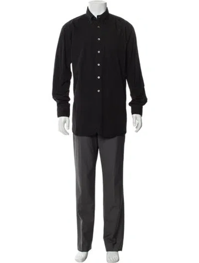 Pre-owned Engineered Garments Long Sleeve Shirt In Black