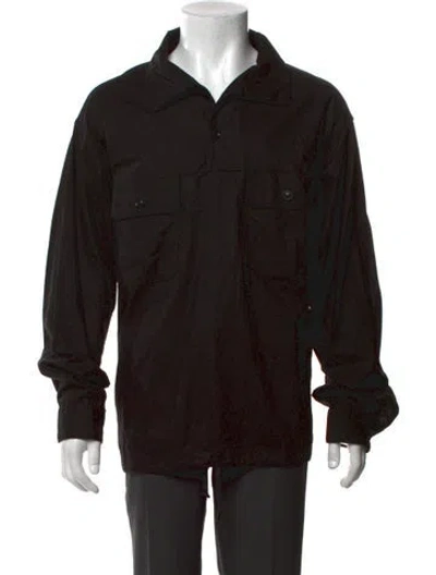 Pre-owned Engineered Garments Long Sleeve Shirt In Black