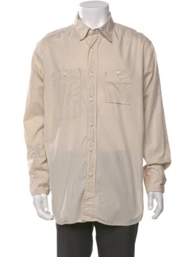 Pre-owned Engineered Garments Long Sleeve Shirt In Neutral