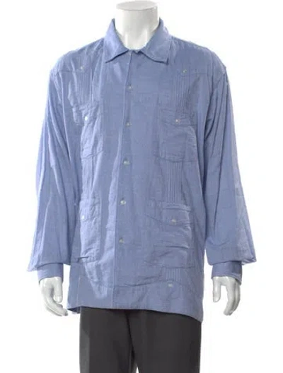 Pre-owned Engineered Garments Long Sleeve Shirt W/ Tags In Blue