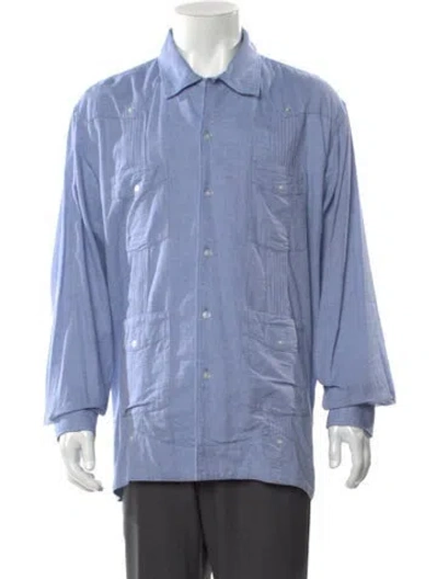 Pre-owned Engineered Garments Long Sleeve Shirt W/ Tags In Blue
