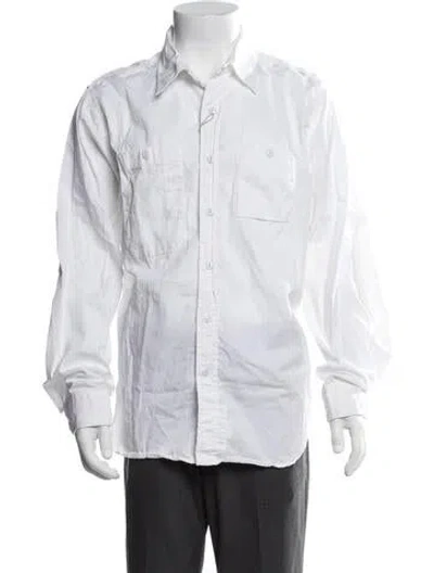 Pre-owned Engineered Garments Long Sleeve Shirt W/ Tags In White