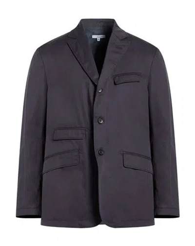 Engineered Garments Man Blazer Navy Size M Cotton In Purple
