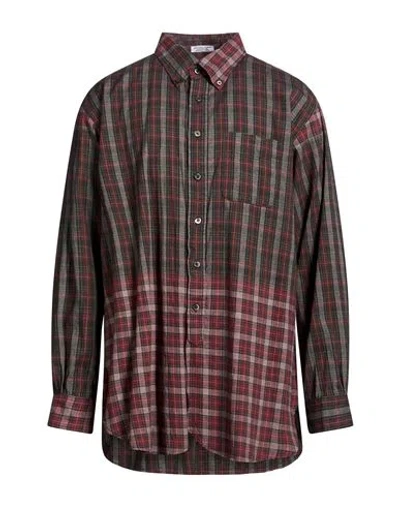 Engineered Garments Man Shirt Brick Size Xl Cotton In Red