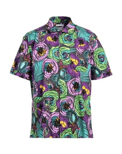Engineered Garments Man Shirt Purple Size L Cotton
