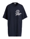 Engineered Garments Man T-shirt Navy Size Xl Cotton In Blue