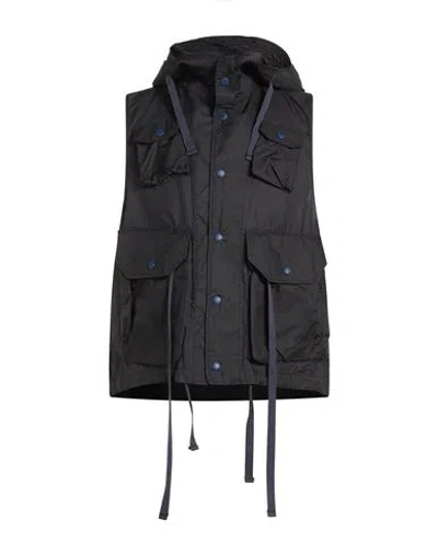 Engineered Garments Man Vest Midnight Blue Size M Nylon