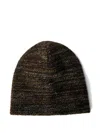 Engineered Garments Marled Knit Beanie In Brown