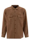 Engineered Garments Men's "classic" Shirt In Brown