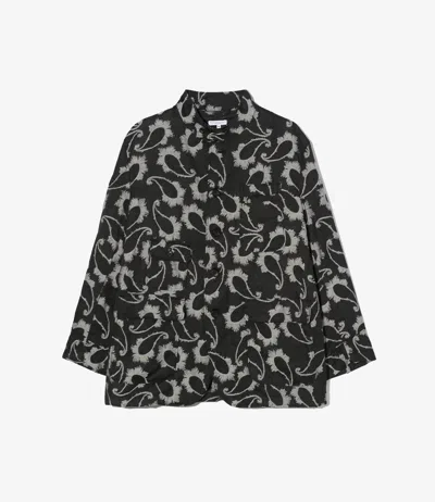 Engineered Garments Men's Paisley Jacquard Jacket In Black And Grey