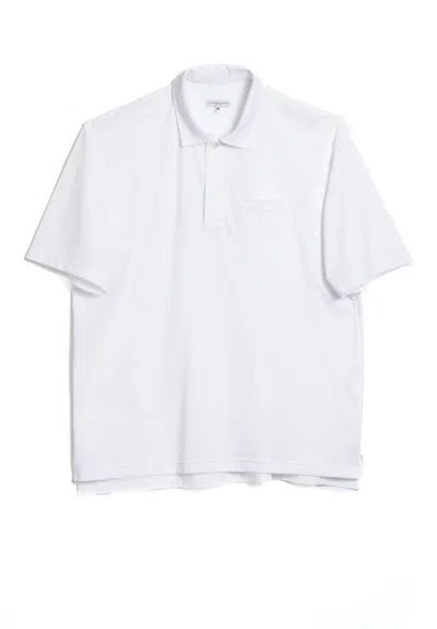 Engineered Garments Men's Polo Shirt In White