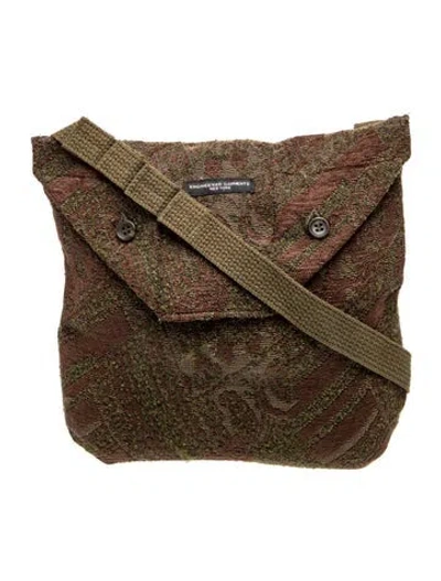 Pre-owned Engineered Garments Messenger Bag In Brown/green