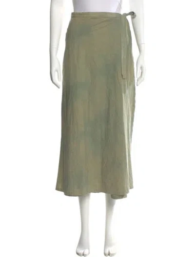 Pre-owned Engineered Garments Midi Length Skirt In Green