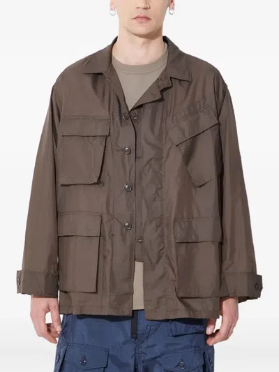 ENGINEERED GARMENTS MULTI-POCKET BUTTON-DOWN JACKET