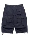 Engineered Garments Multi-pocket Cargo Shorts In Blue