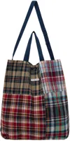 ENGINEERED GARMENTS MULTICOLOR CARRY ALL REVERSIBLE TOTE