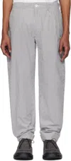 Engineered Garments Navy & White Andover Trousers In Zt213 B - Navy Cotto