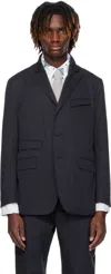 Engineered Garments Navy Andover Blazer In Pb002 Dk.navy High C