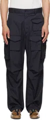 Engineered Garments Navy Fa Cargo Pants In Pb002 Dk.navy High C