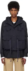 Engineered Garments Navy Field Vest In Pb002 Dk.navy High C